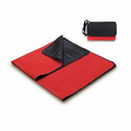 Picnic Blanket Tote w/ Shoulder Strap and Zipper Pocket
